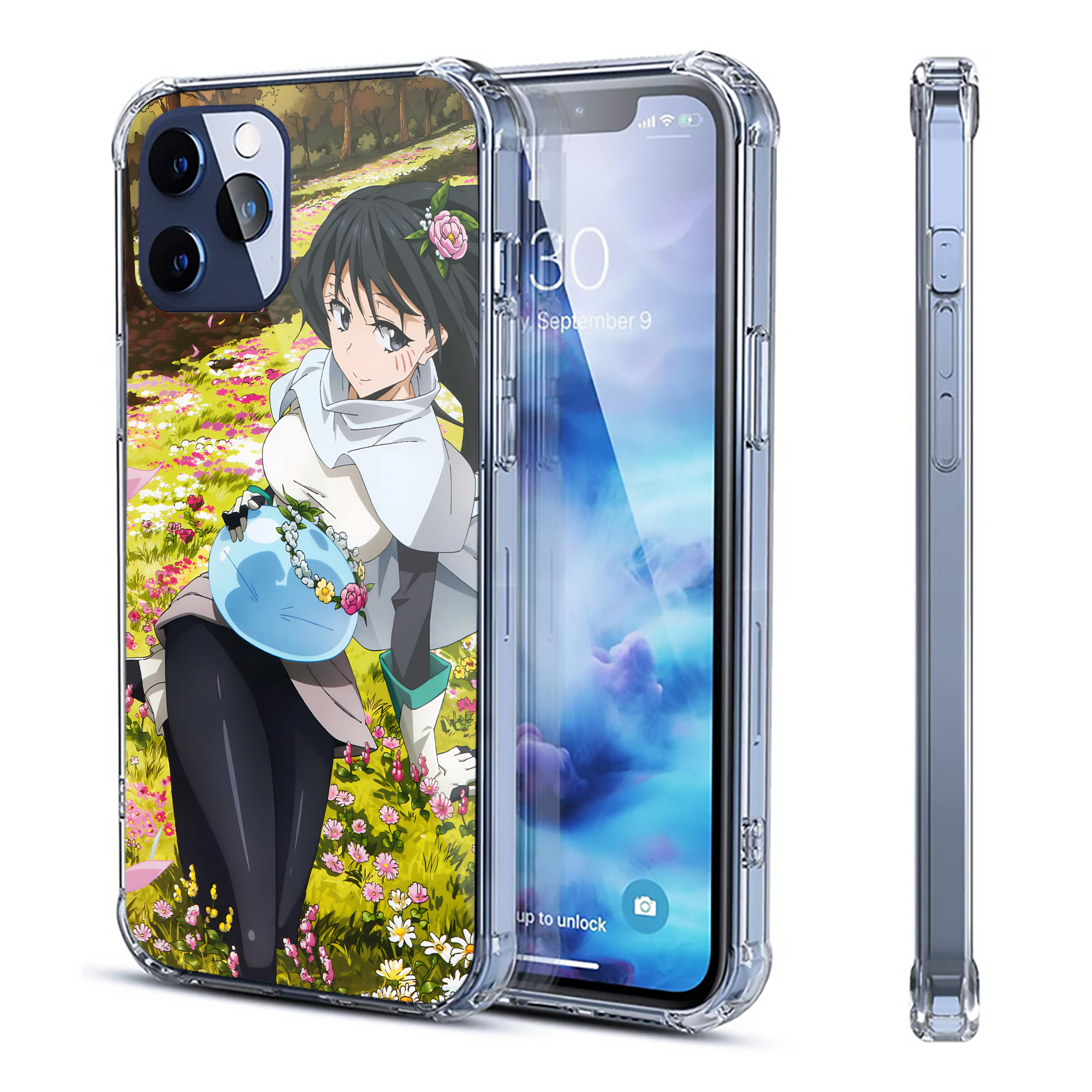 （画像用） 転スラ Regarding Reincarnated to Slime 【iPhone 12シリーズ対応】透明スマホケース（クリアソフトケース）